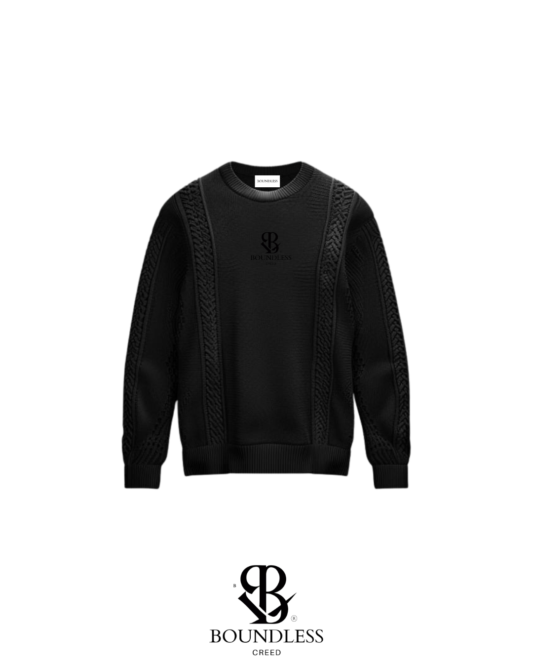 Black Knit Jumper