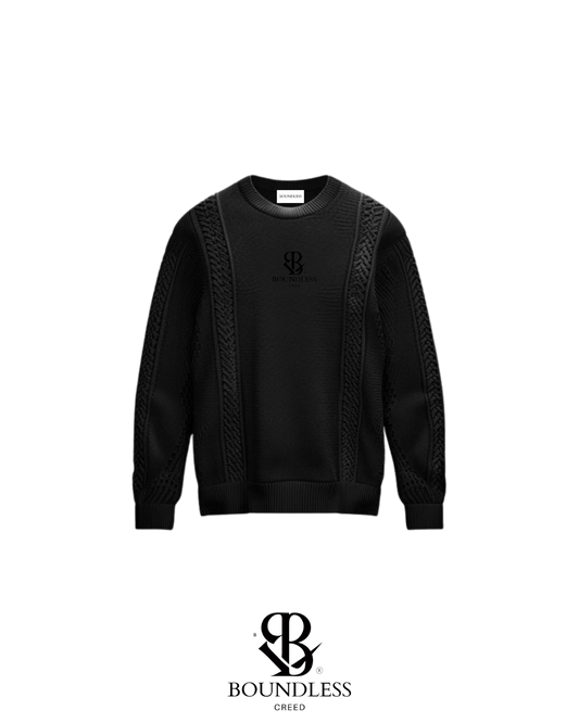 Black Knit Jumper