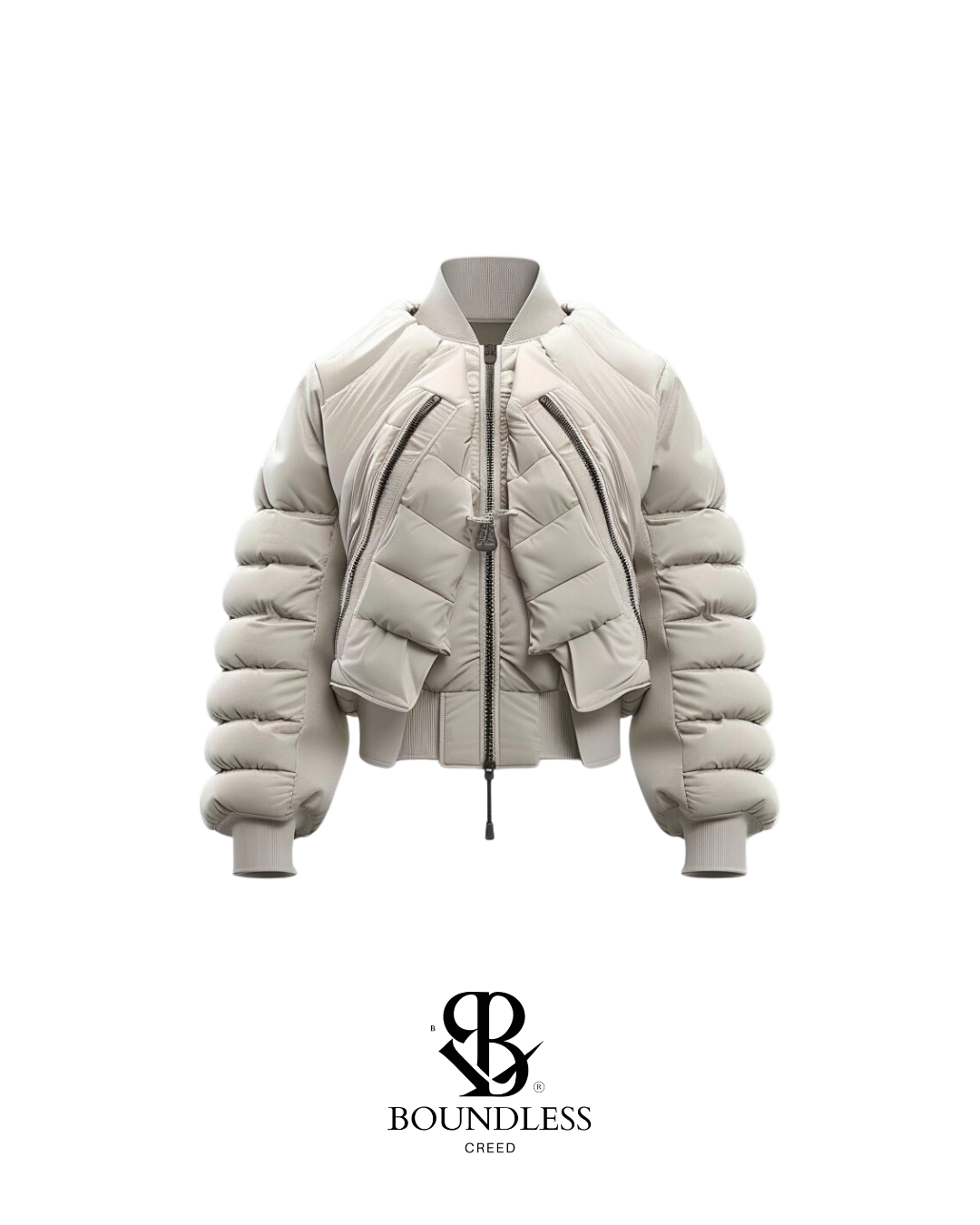Cream Puffer Jacket