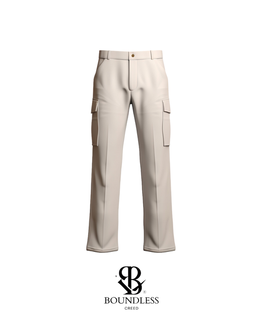 Cream Cargopants