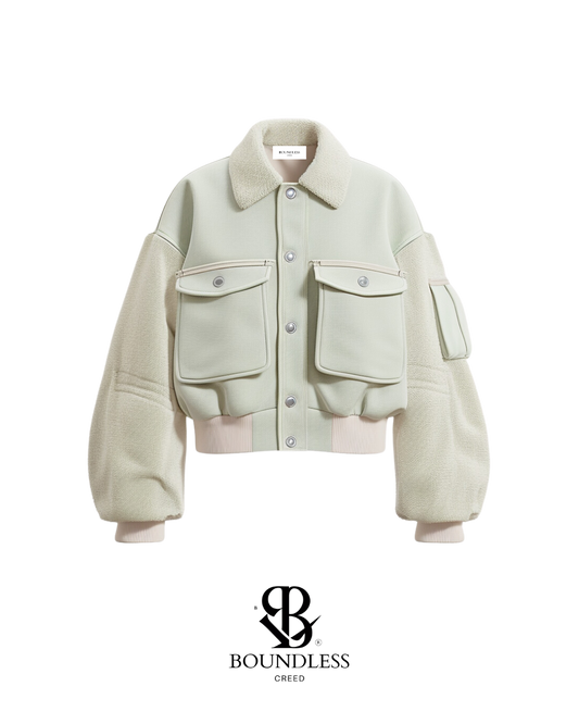 Cropped Harrington Jacket
